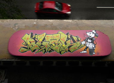 Graffiti Artwork in Бургас - Photo by oscar1 (2018)