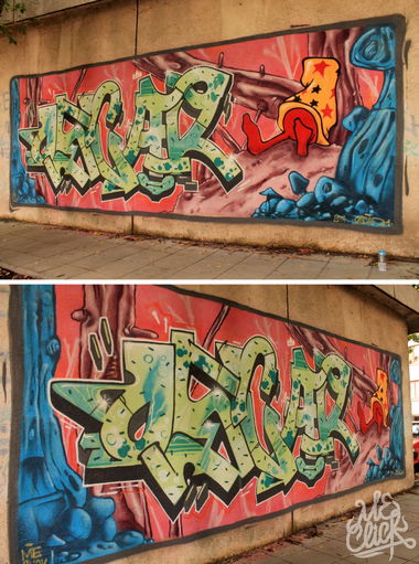 Graffiti Wall in Бургас - Photo by oscar1 (2018)