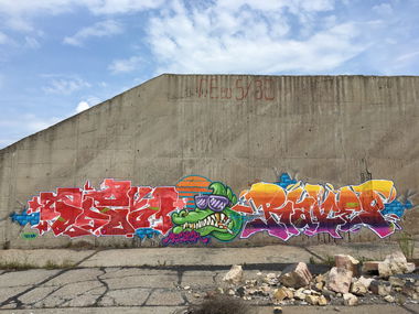 Graffiti Wall in Бургас - Photo by oscar1 (2018)
