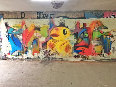 Graffiti Wall in Бургас - Photo by oscar1 (2018)