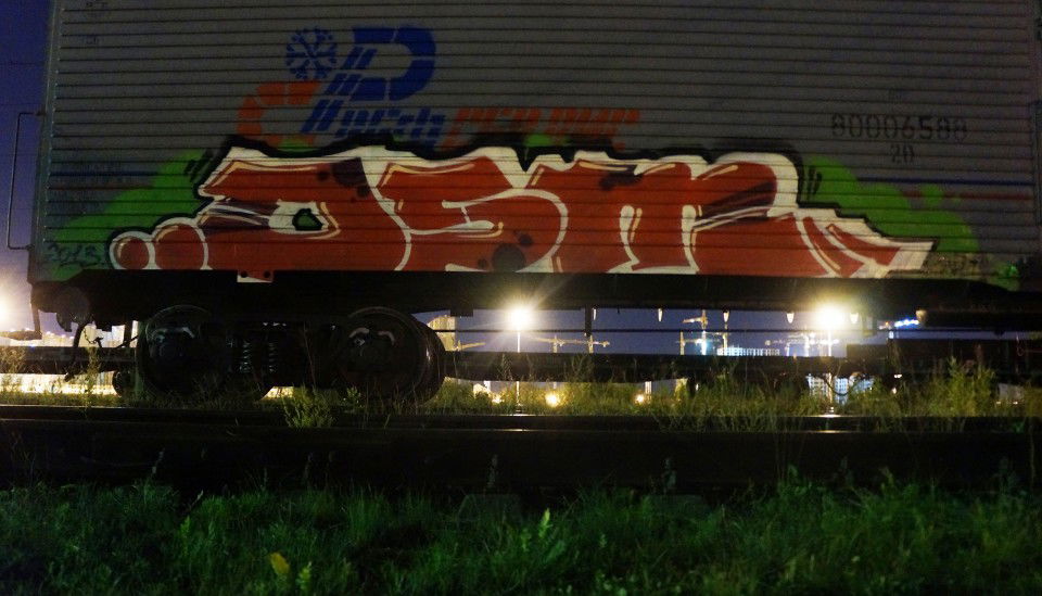 Graffiti Train - Photo by osmcrew