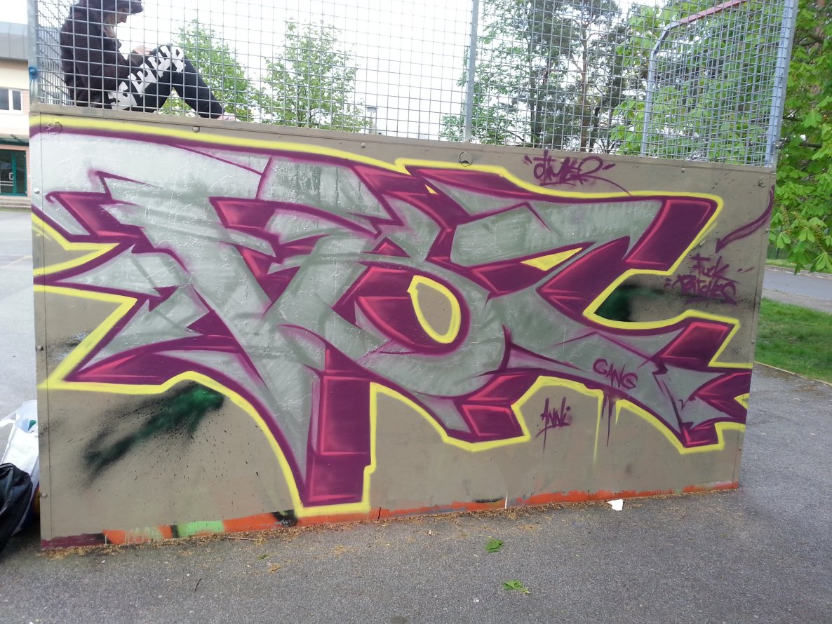 Graffiti Wall - Photo by otime1 - FBZ, by., OTIMER (2014)