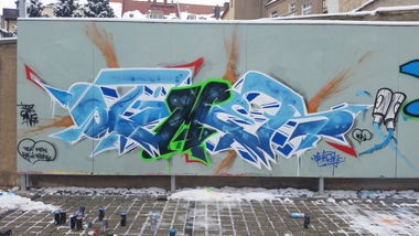 Graffiti Wall in Bautzen  - Photo by otime1 - Otimer (2015)