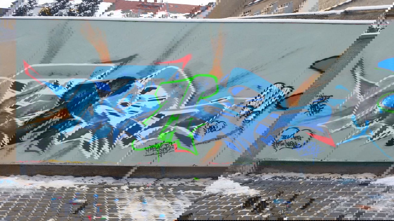 Graffiti Wall in Bautzen  - Photo by otime1 - Otimer (2015)