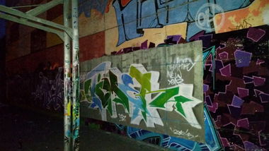 Graffiti Wall in Hoyerswerda  - Photo by otime1 - Otimer (2014)