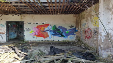 Graffiti Wall in Kamenz  - Photo by otime1 - Otimer (2015)