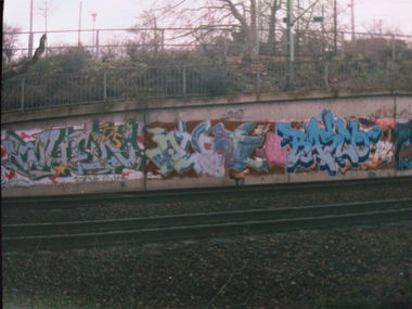 Graffiti in Mannheim - Photo by ovakill - WHEN, PAST, BASCO