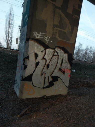 Graffiti Wall in Mannheim - Photo by ovakill - ROE, Mannheim, Oldschool
