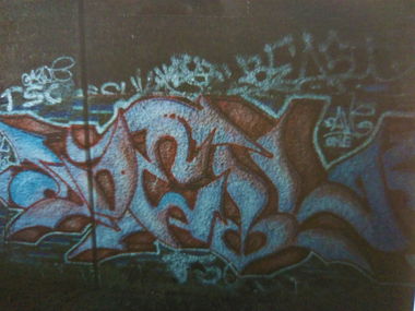 Graffiti in Mannheim - Photo by ovakill - DAVE, ROE, Train