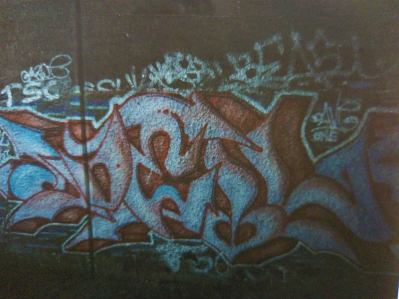 Graffiti in Mannheim - Photo by ovakill - DAVE, ROE, Train