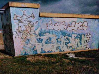 Graffiti Wall in Schwetzingen - Photo by ovakill - SAA, Gismo