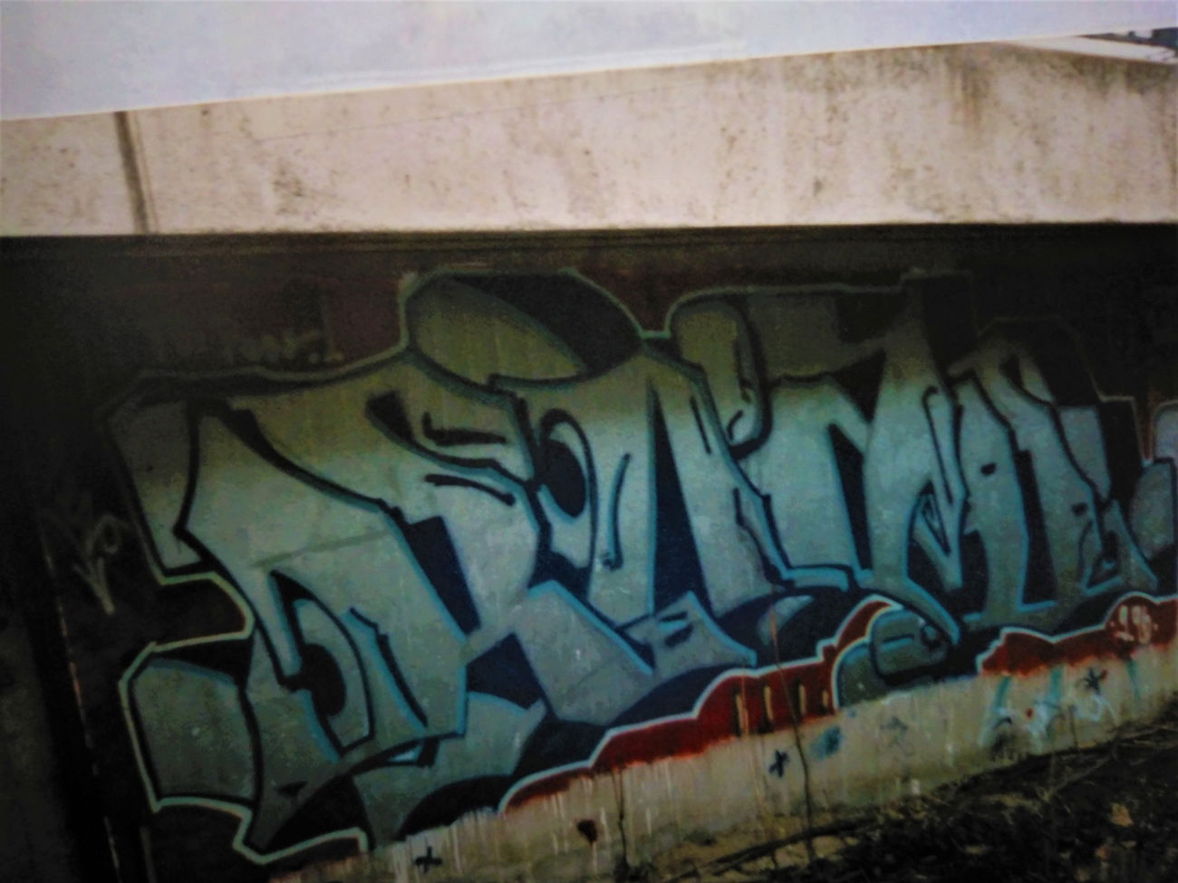 Graffiti Wall in Mannheim - Photo by ovakill - ROAD, DAVE, Train