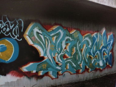 Graffiti in Mannheim - Photo by ovakill - THS, TENSA, BAO