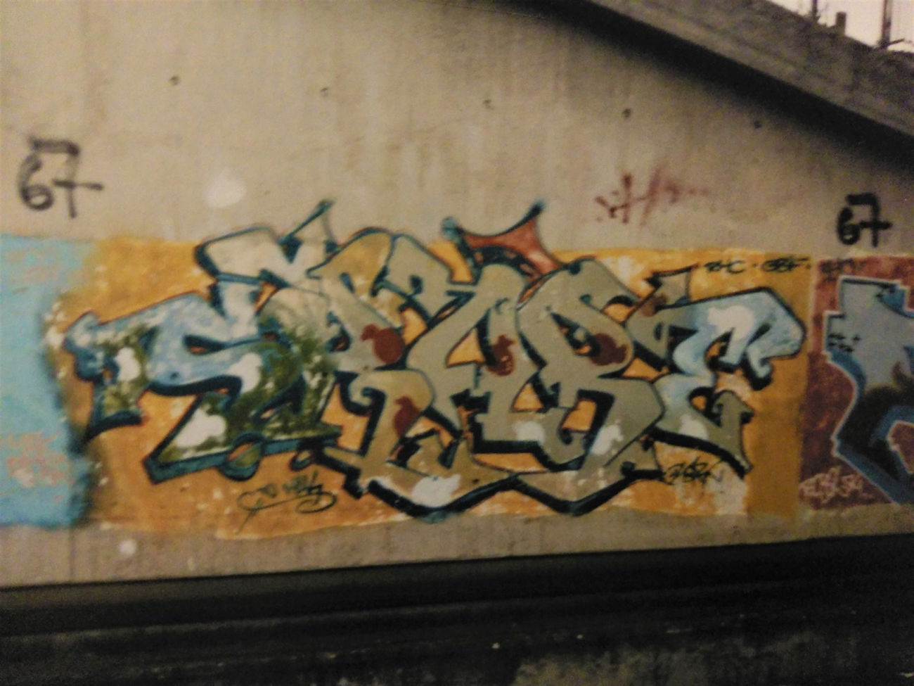 Graffiti in Mannheim - Photo by ovakill - SKARE, Mannheim, Train