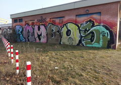 Graffiti Wall in Mannheim - Photo by ovakill - Rambos, Mannheim