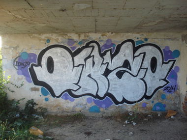 Graffiti Bombing in Varna - Photo by owzo (2014)
