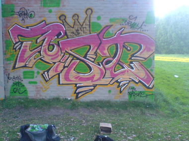 Graffiti Wall in Langwedel - Photo by oze