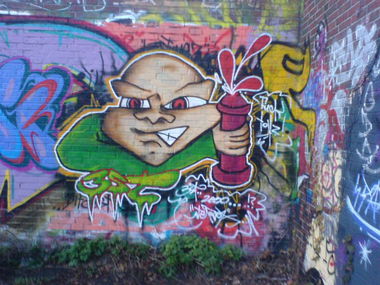 Graffiti Wall - Photo by oze