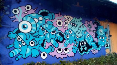 Graffiti Wall - Photo by pac