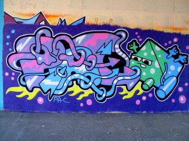 Graffiti Wall - Photo by pac