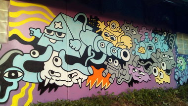 Graffiti Wall - Photo by pac