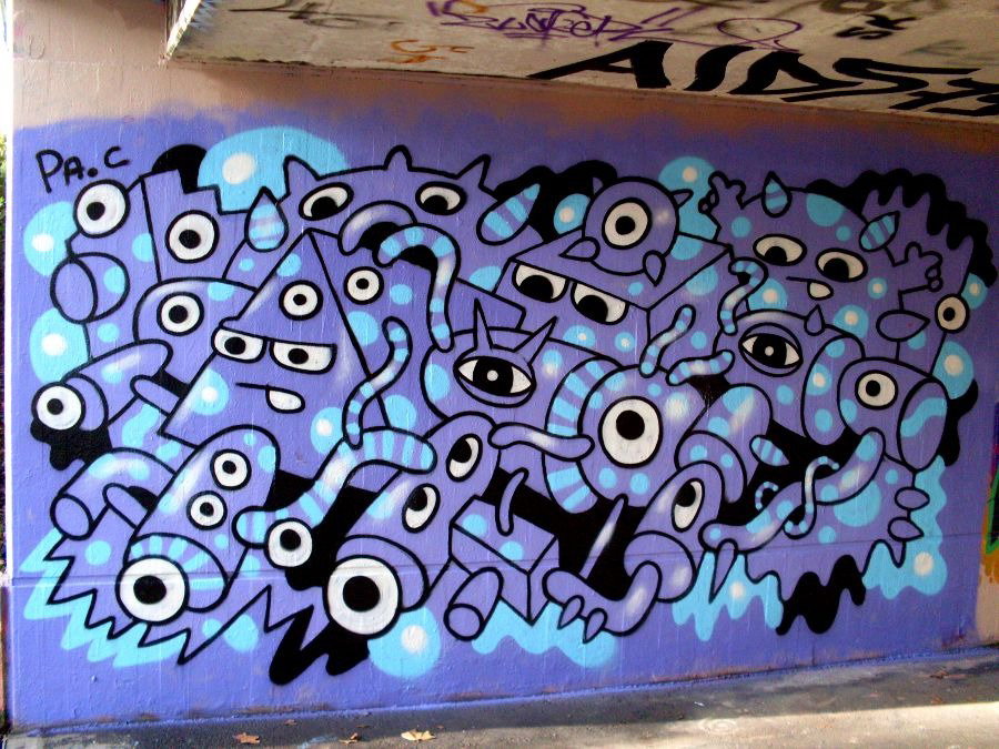 Graffiti Wall - Photo by pac