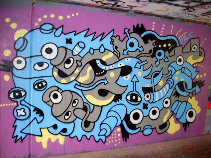 Graffiti Wall - Photo by pac