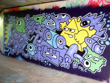 Graffiti Wall - Photo by pac