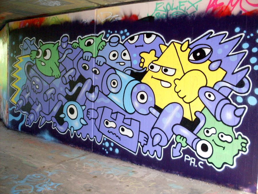 Graffiti Wall - Photo by pac