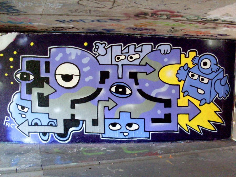 Graffiti Wall - Photo by pac