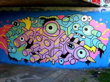 Graffiti Wall - Photo by pac