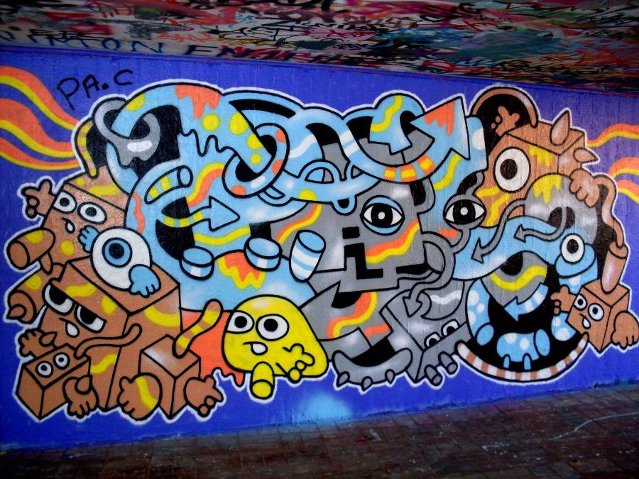 Graffiti Wall - Photo by pac