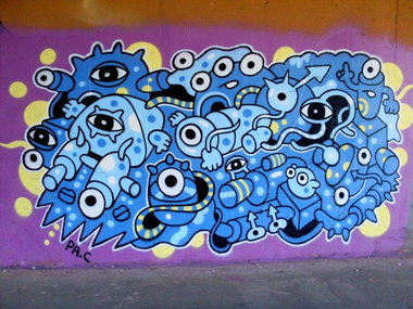 Graffiti Wall - Photo by pac