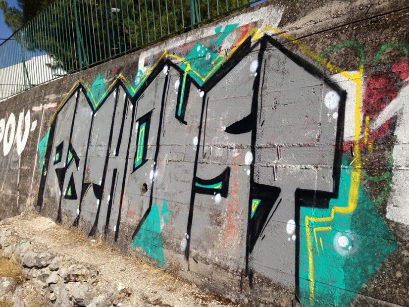 Graffiti Bombing - Photo by pace