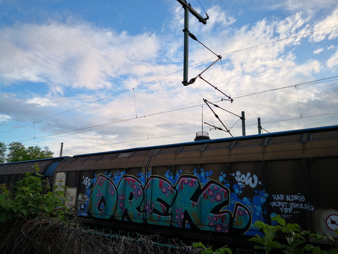Graffiti Train - Photo by pannonian - drek