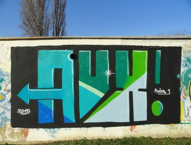 Graffiti Wall - Photo by pannonian - Auks (2015)