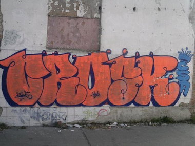 Graffiti Wall - Photo by pannonian - Crosk