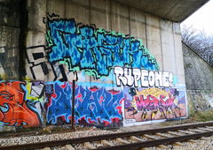 Graffiti Wall - Photo by pannonian - gask, rupe, ihv