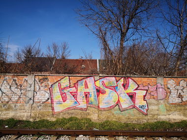 Graffiti Wall - Photo by pannonian - gask, we