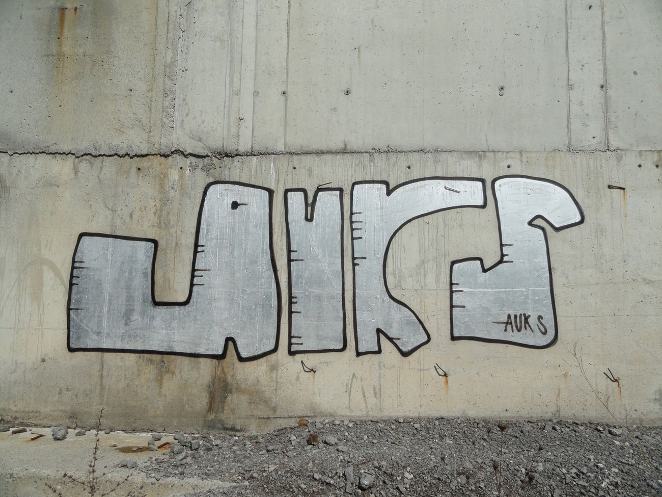 Graffiti Bombing - Photo by pannonian - Auks