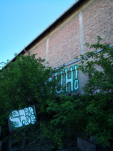 Graffiti Wall - Photo by pannonian - uh, uhone, roller