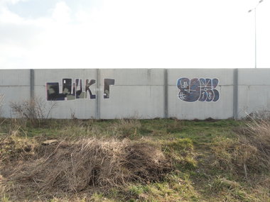 Graffiti Wall - Photo by pannonian