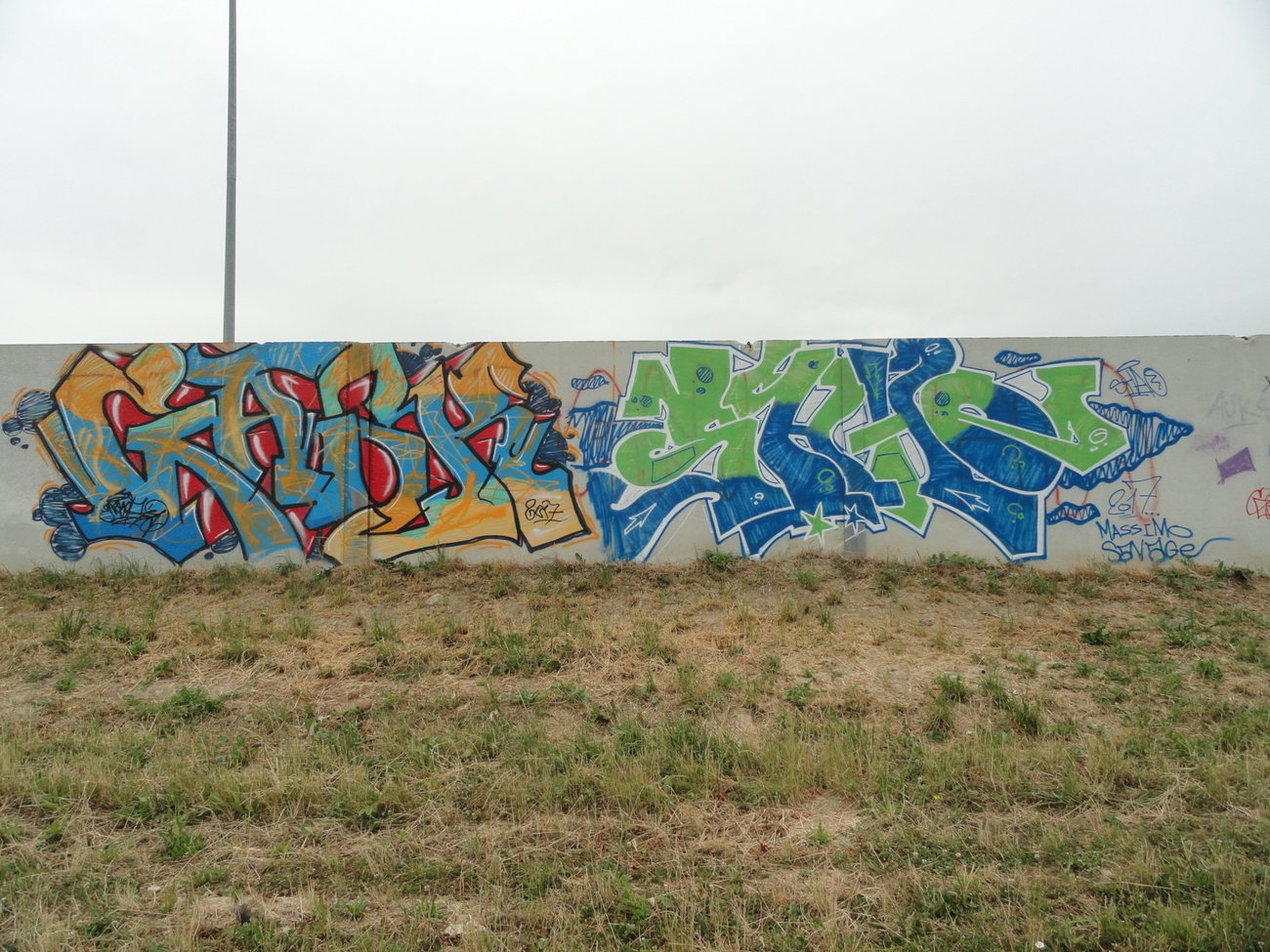 Graffiti Wall - Photo by pannonian - Gask