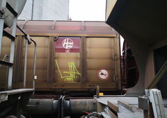 Graffiti Train - Photo by pannonian - uh, uhone