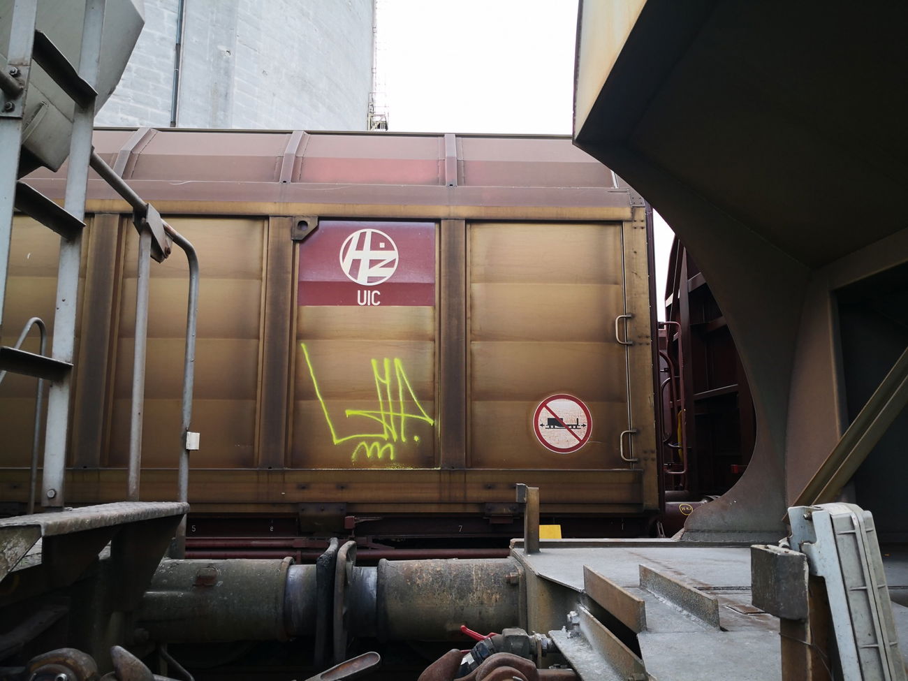 Graffiti Train - Photo by pannonian - uh, uhone