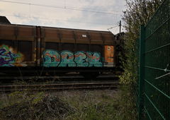 Graffiti Train - Photo by pannonian - drek