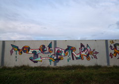 Graffiti Wall - Photo by pannonian - terr