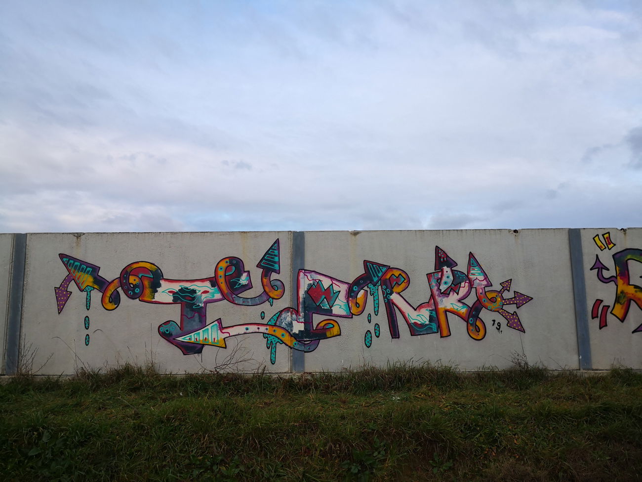 Graffiti Wall - Photo by pannonian - terr