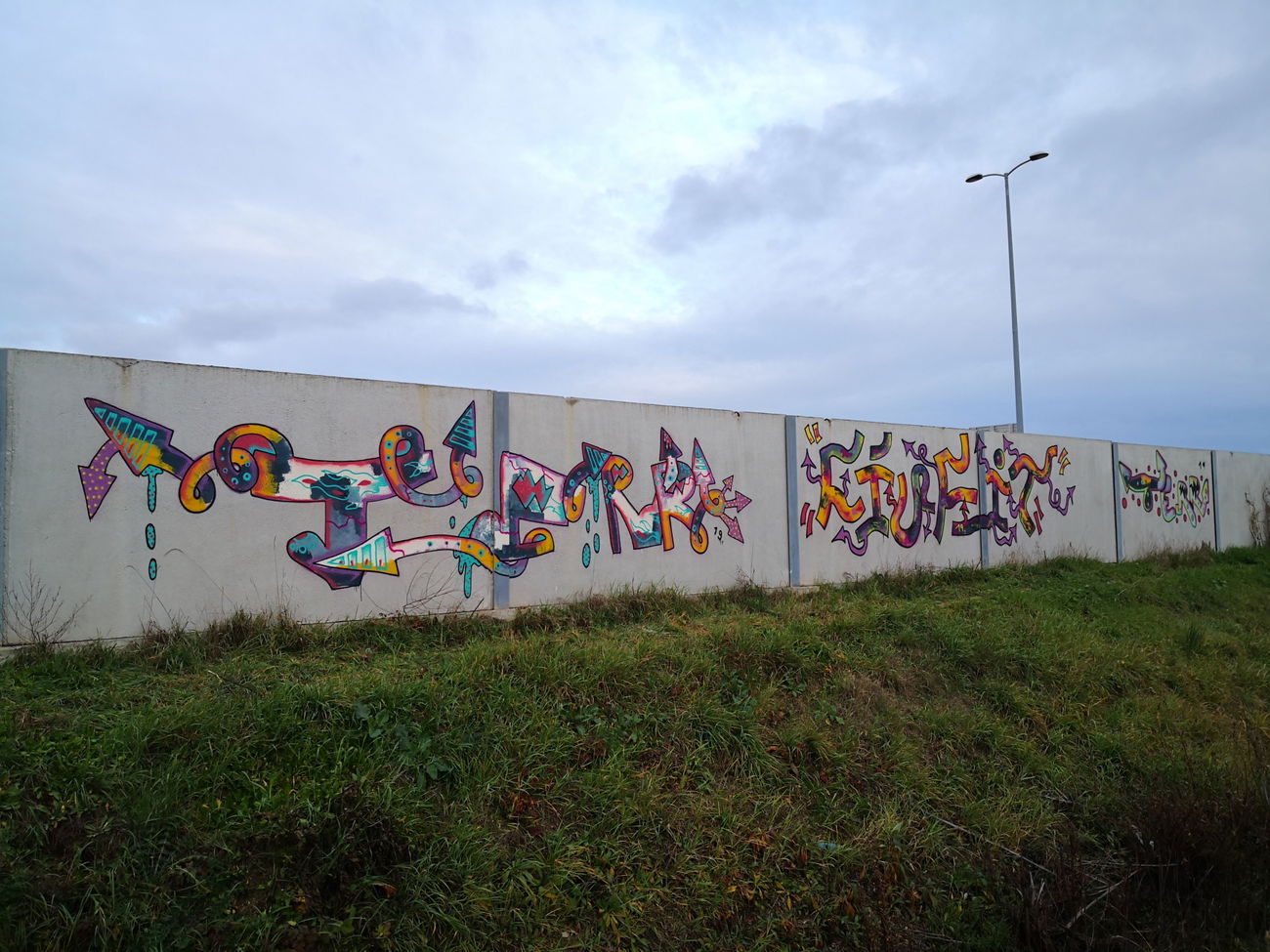 Graffiti Wall - Photo by pannonian - terr, fiufit