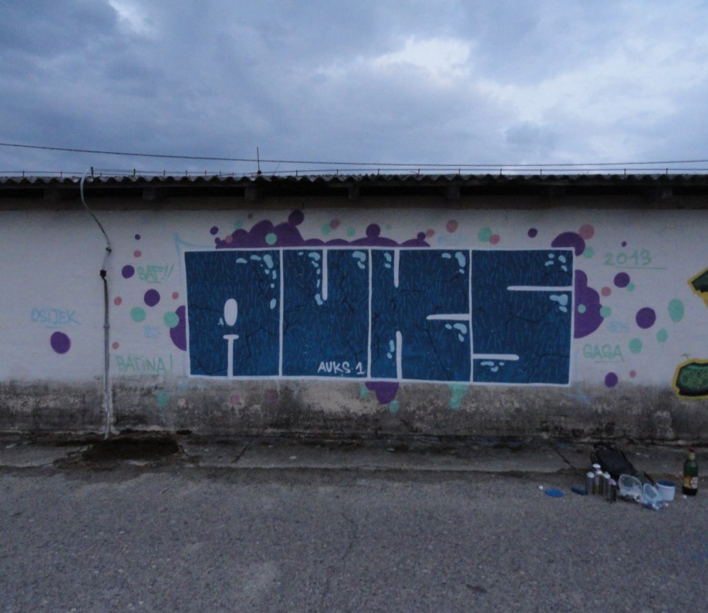 Graffiti Wall - Photo by pannonian - Auks (2013)